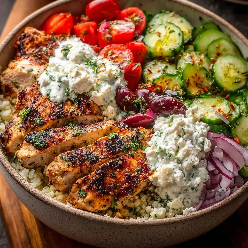 Greek Chicken Bowls