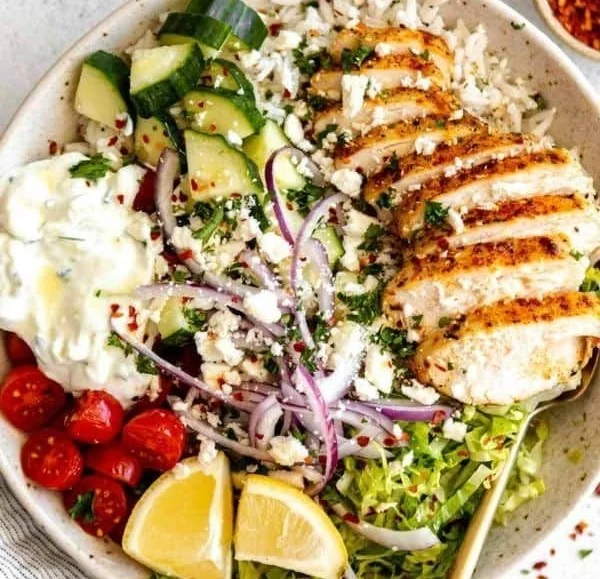 Greek Chicken Bowls