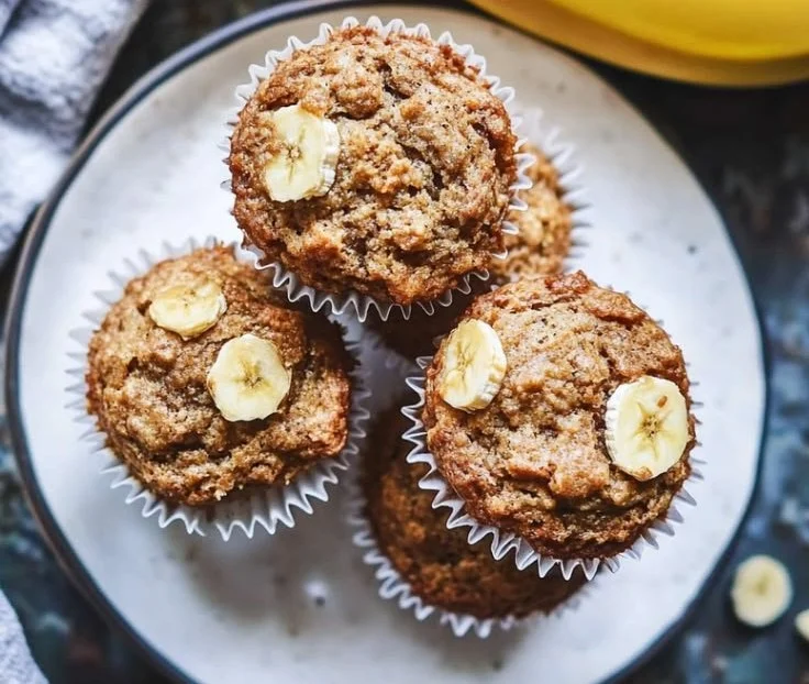 Healthy Banana Muffins 4 Healthy Banana Muffins