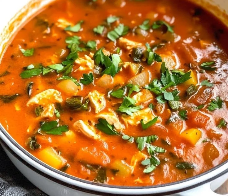 Hearty Chicken Tomato Soup 4 Hearty Chicken Tomato Soup