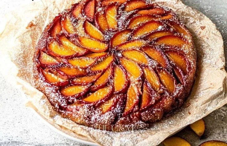 Peach Upside-Down Cake