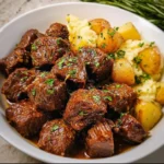 slow cooker garlic butter beef bites and potatoes 2026 02 09 203818 1