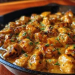 Texas Roadhouse Butter Chicken Skillet served with garnishes