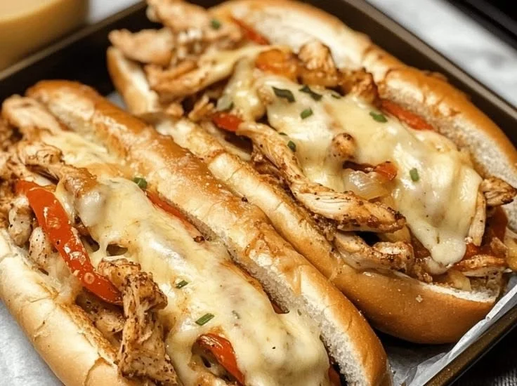 Ultimate Chicken Philly Cheese Steaks