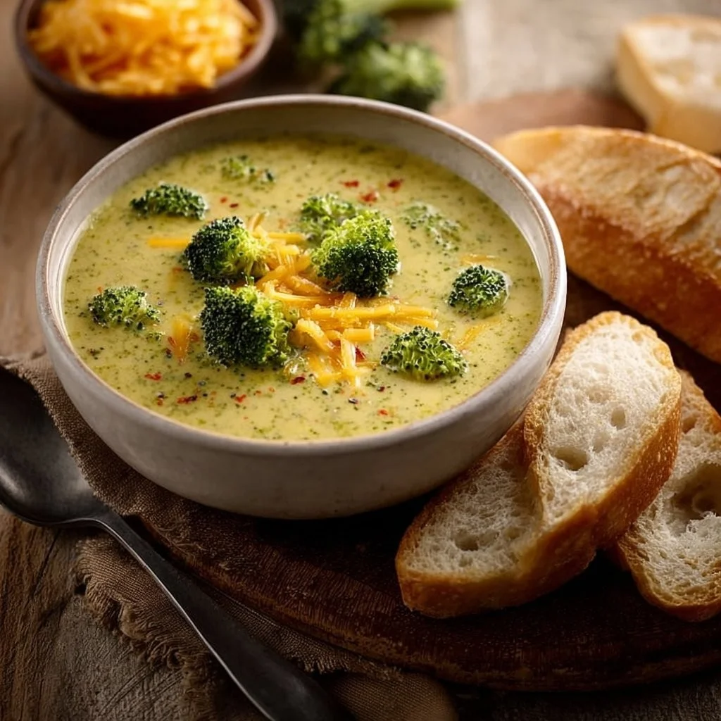 Comforting Broccoli Cheddar Soup