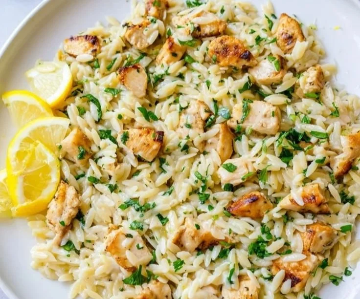 Creamy Lemon Chicken Orzo