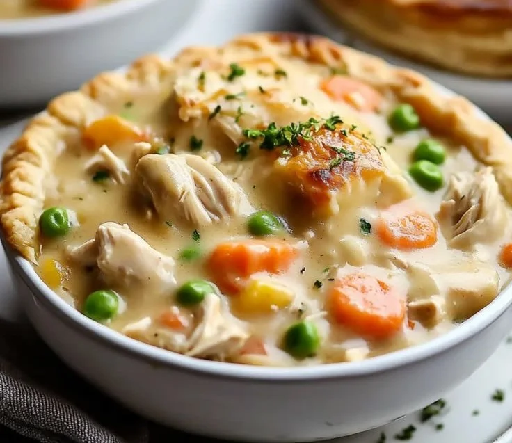 Comforting Slow Cooker Chicken Pot Pie That's Pure Bliss