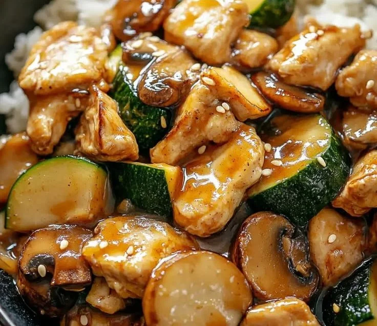 Easy Panda Express Mushroom Chicken Copycat