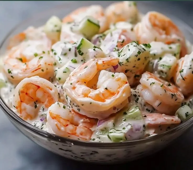 Irresistibly Fresh New York Deli Shrimp Salad Recipe