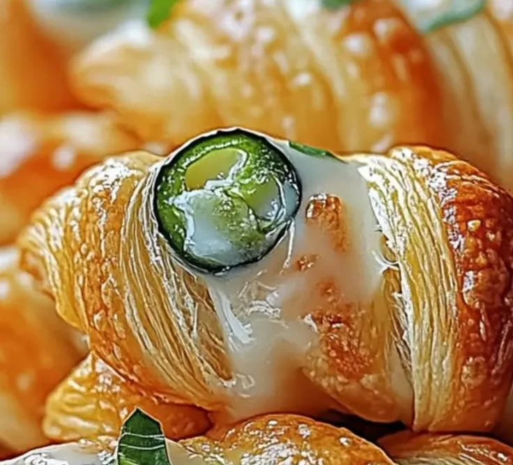 Delicious Jalapeno Popper Twists served on a platter for a tasty appetizer.