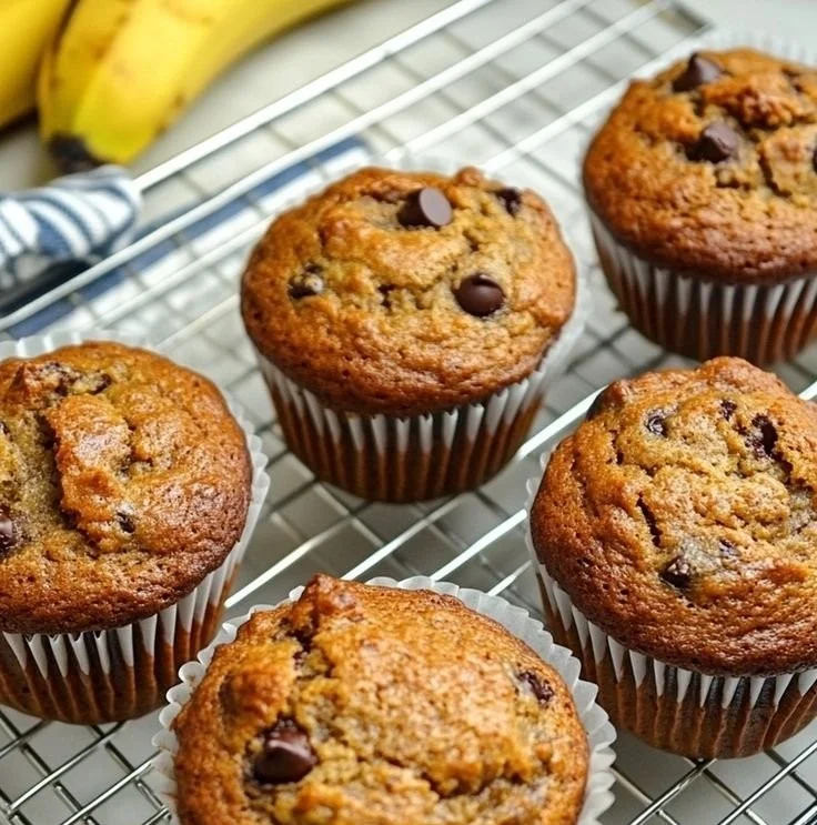 Moist Banana Bread Muffins 4 Moist Banana Bread Muffins