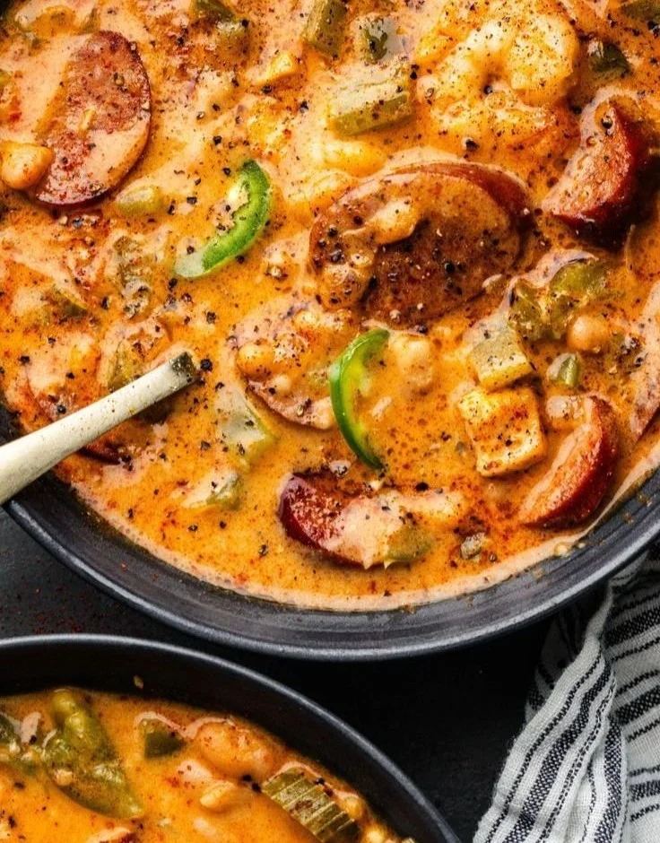 One Pot Creamy Cajun Sausage Pasta