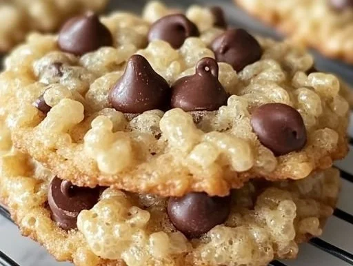 Rice Krispie Chocolate Chip Cookies