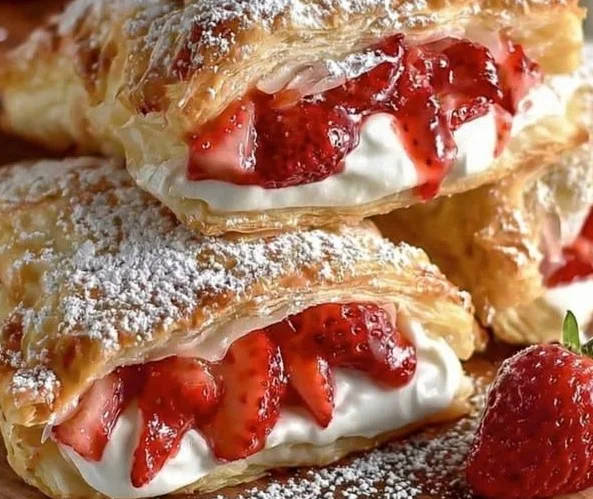 Strawberry Cheesecake Turnovers
