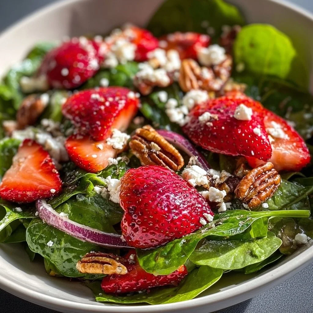Strawberry Spinach Salad