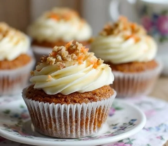 Carrot Cake Cupcakes 4 Carrot Cake Cupcakes
