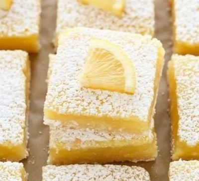 Classic Lemon Bars 3 Delicious classic lemon bars with a buttery crust and zesty lemon filling