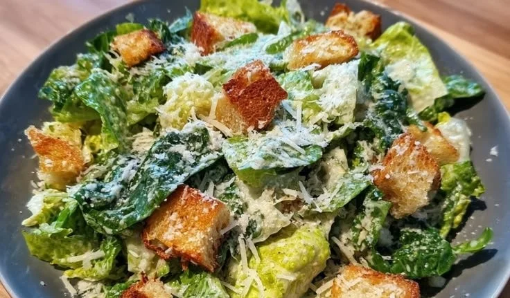 Easy Caesar Salad 4 Easy Caesar Salad with Sourdough Croutons