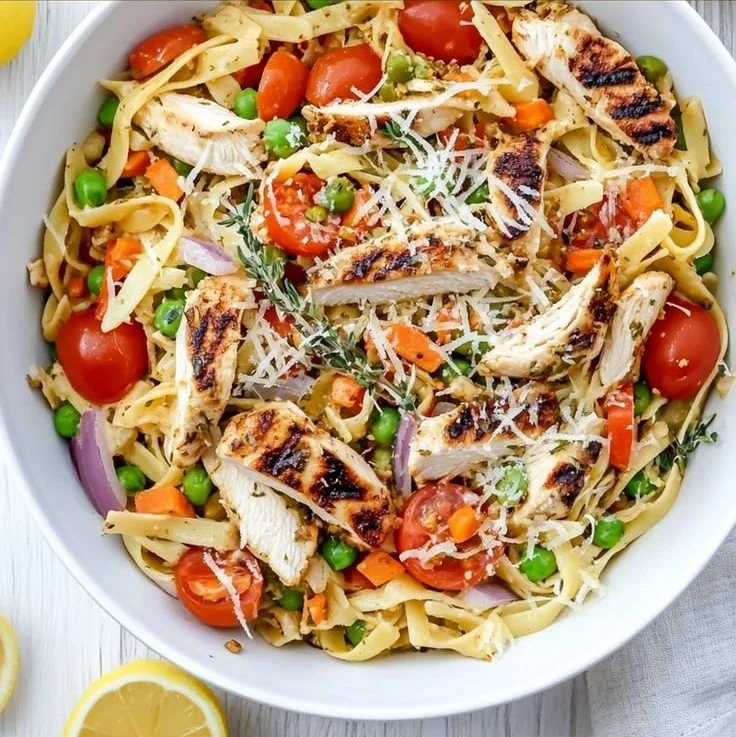 Fresh Chicken Pasta Primavera 4 Fresh Chicken Pasta Primavera