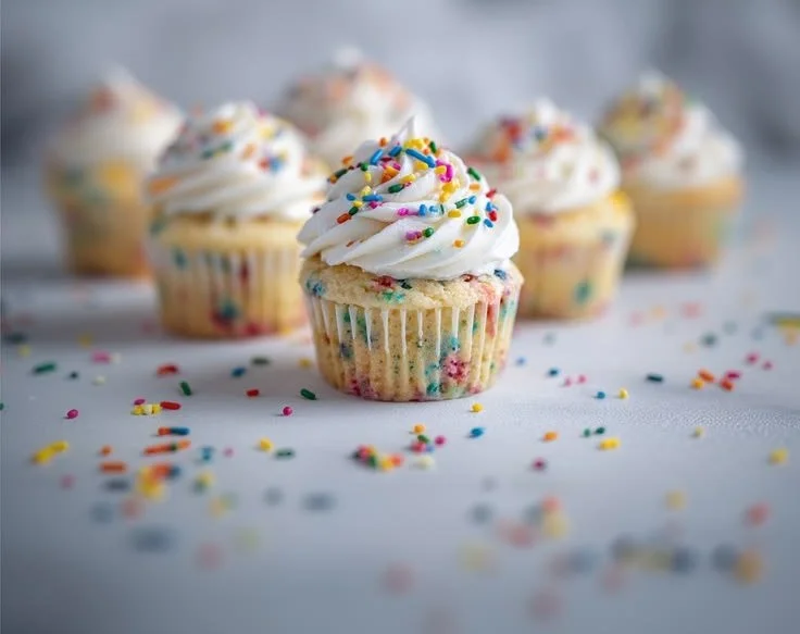 Homemade Funfetti Cupcakes