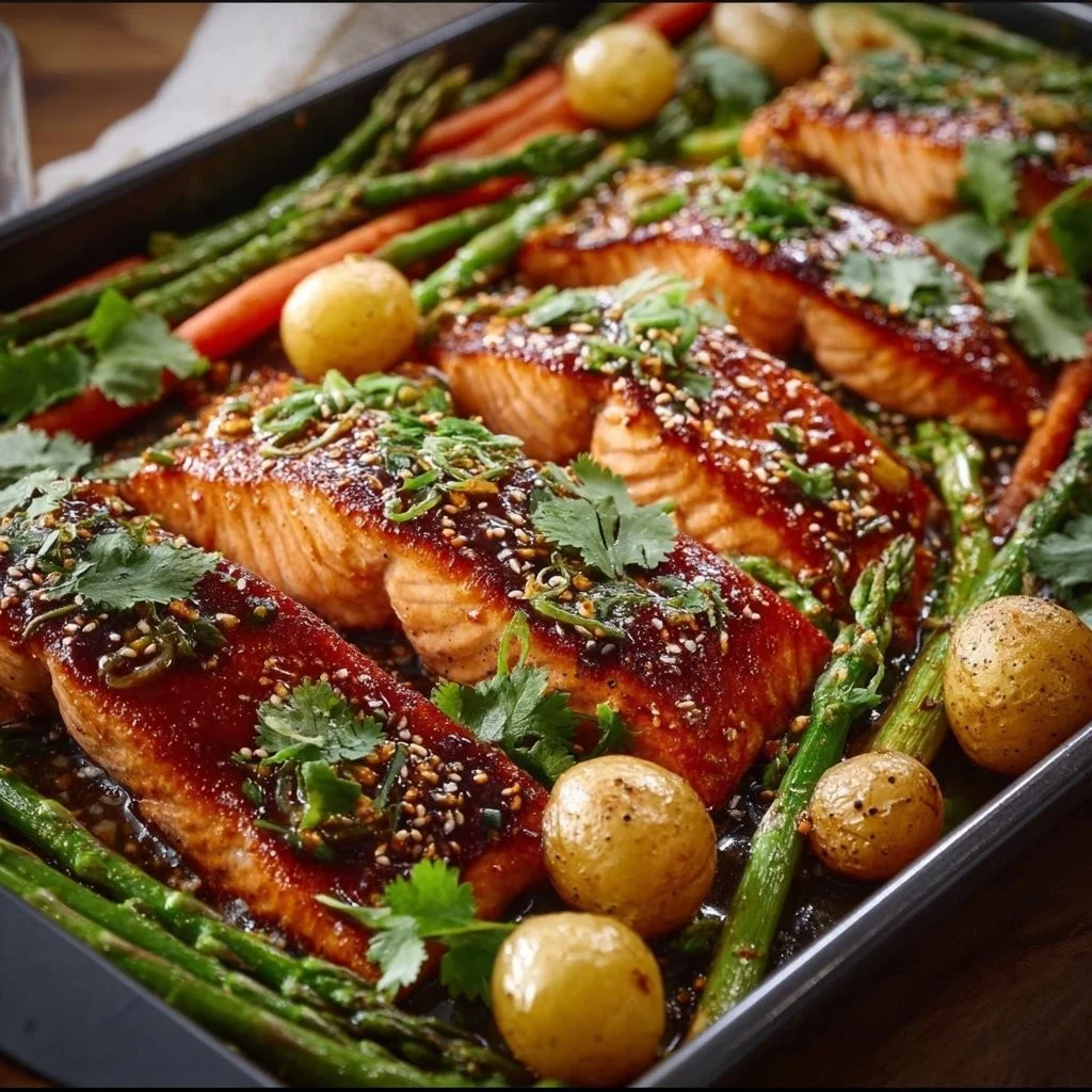 Sheet Pan Teriyaki Salmon