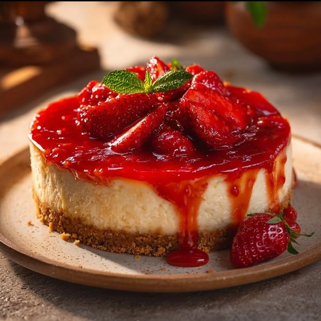 Ultimate Strawberry Cheesecake