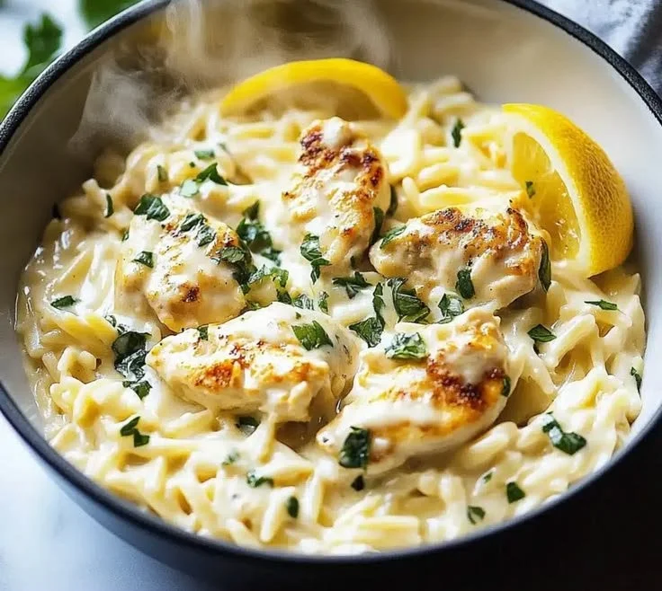 Zesty Lemon Chicken Orzo